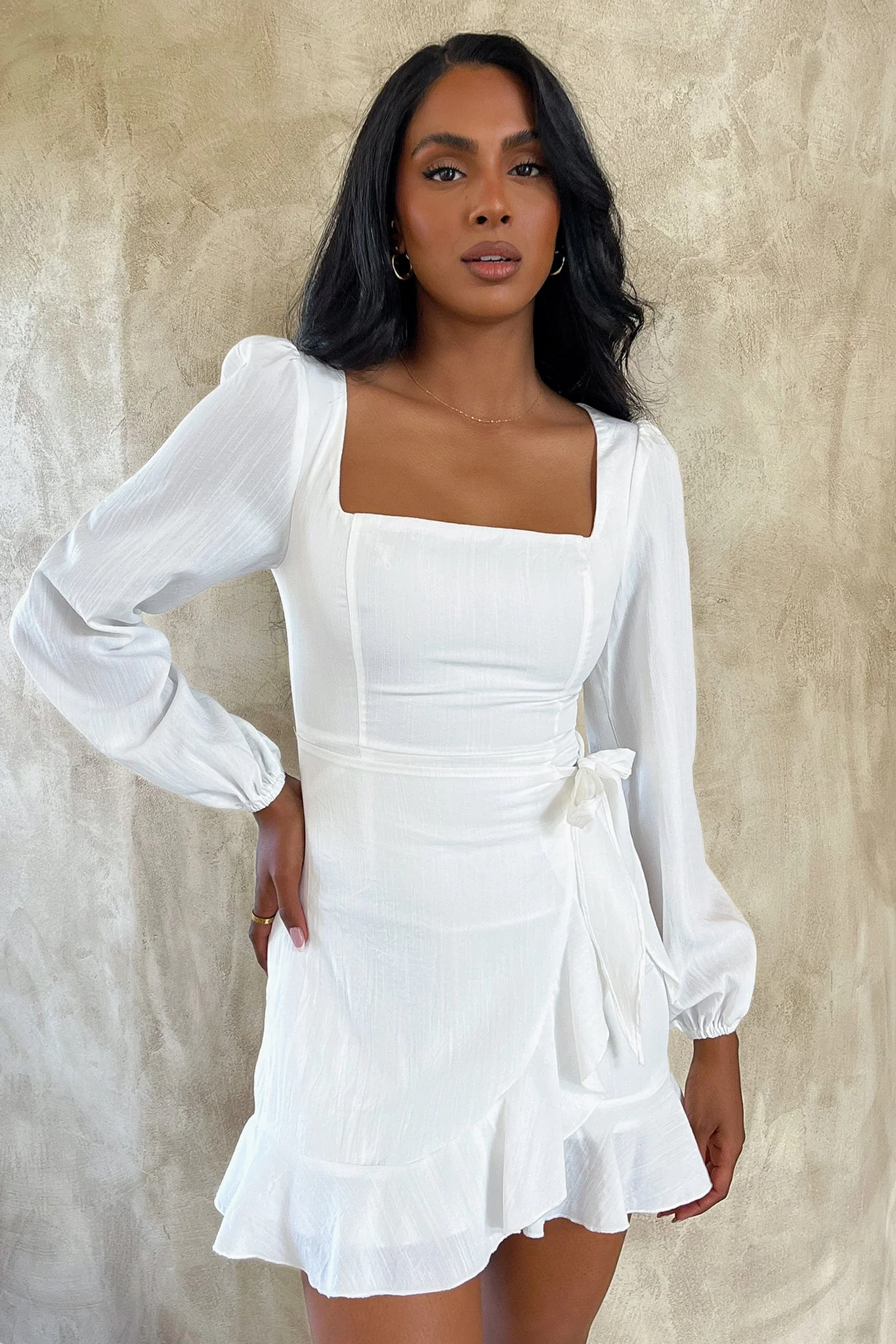Silvana Dress - White