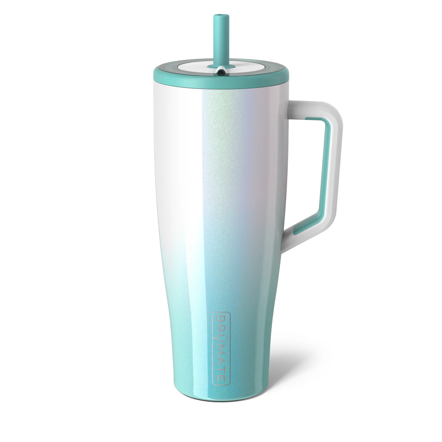 Brumate Era 40oz Glitter Aqua Ombre