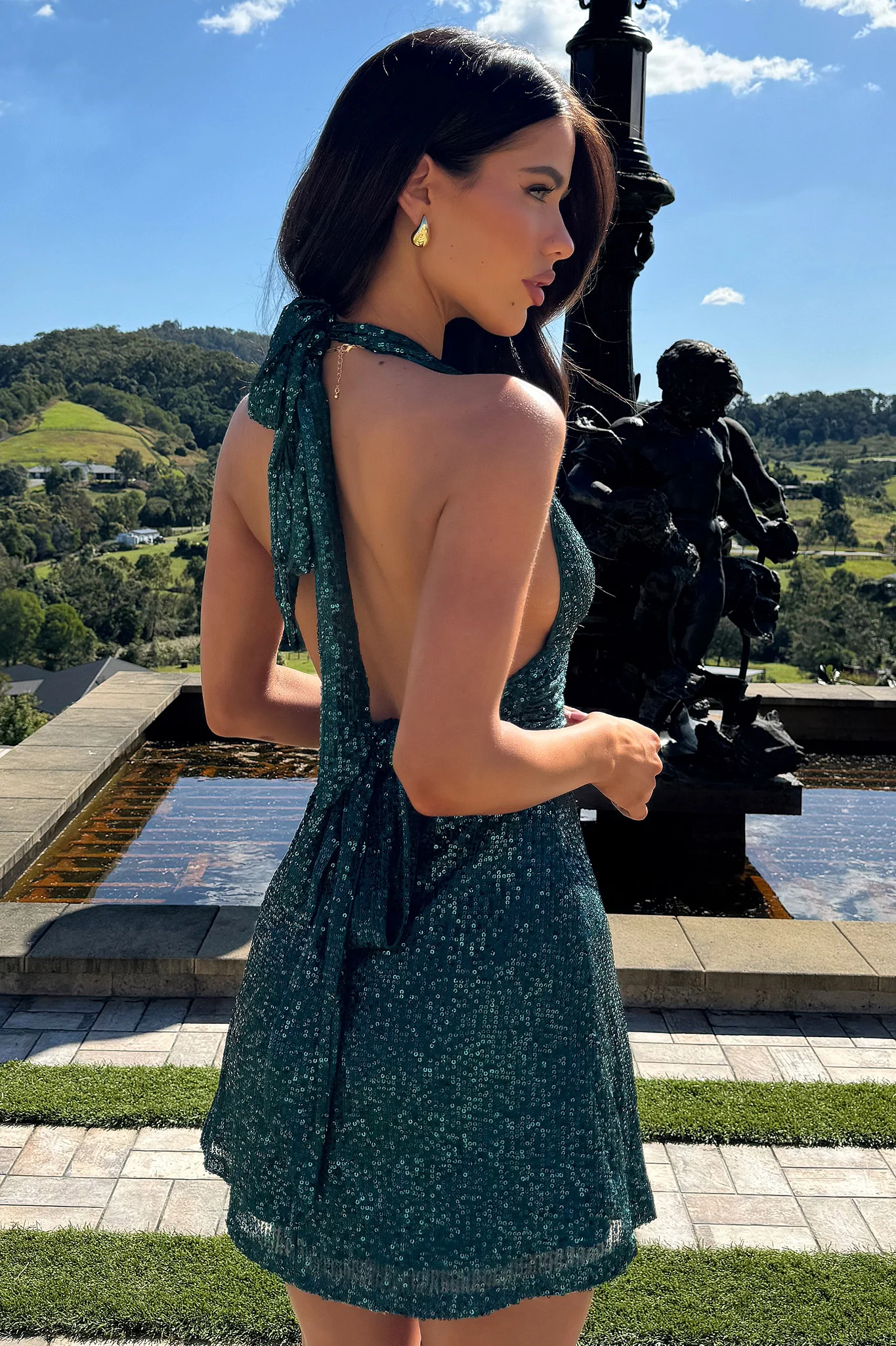 Harper Dress - Emerald