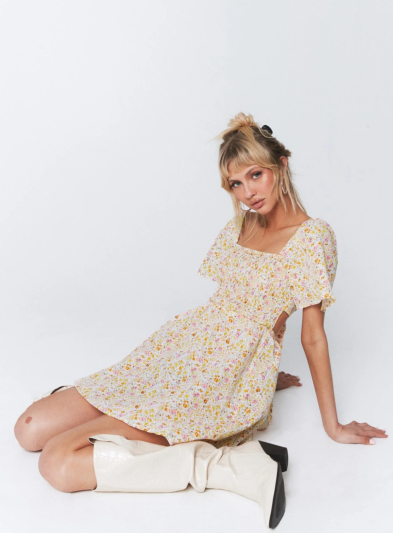 Summer Nights Mini Dress Floral