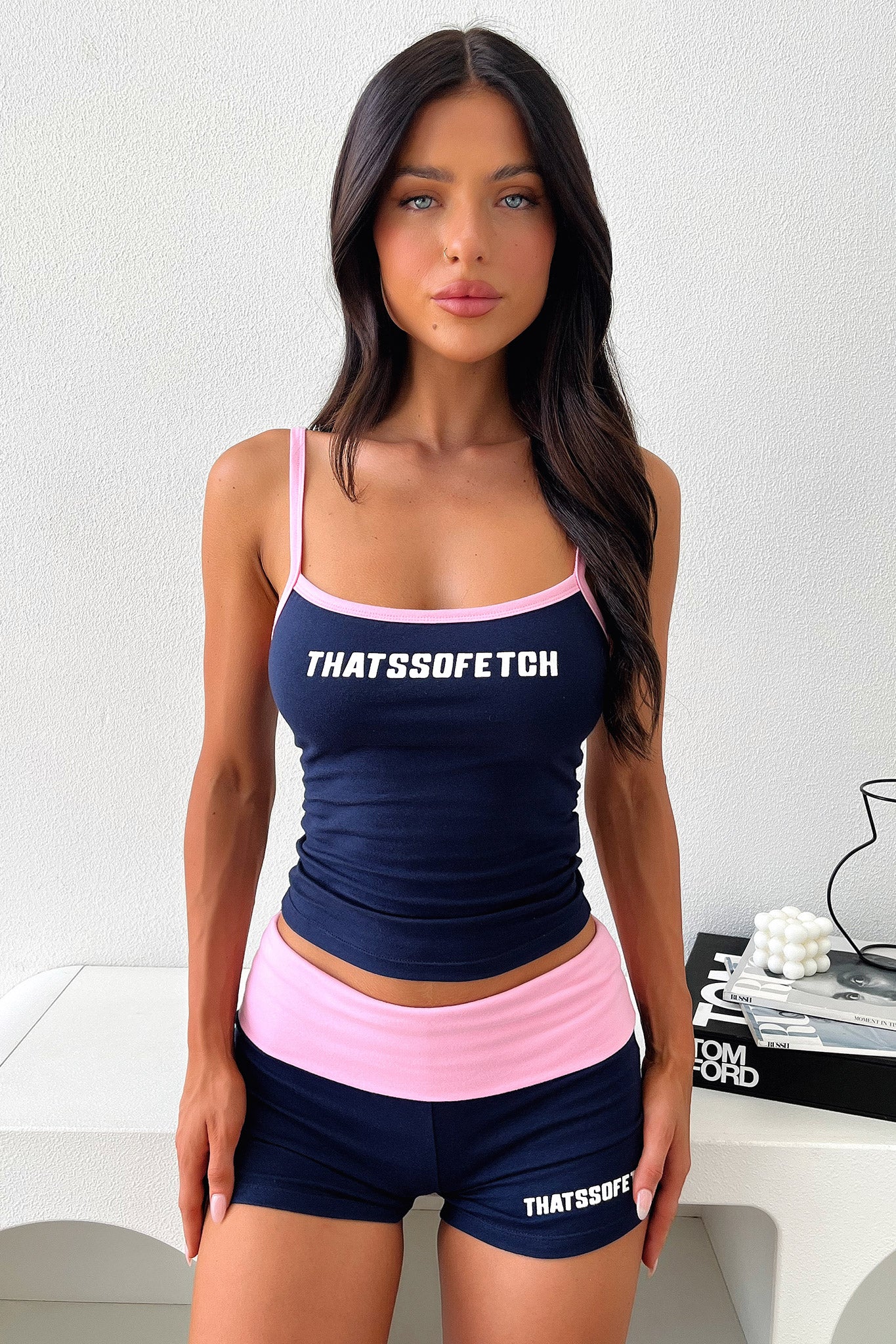 Verde Tank - Navy
