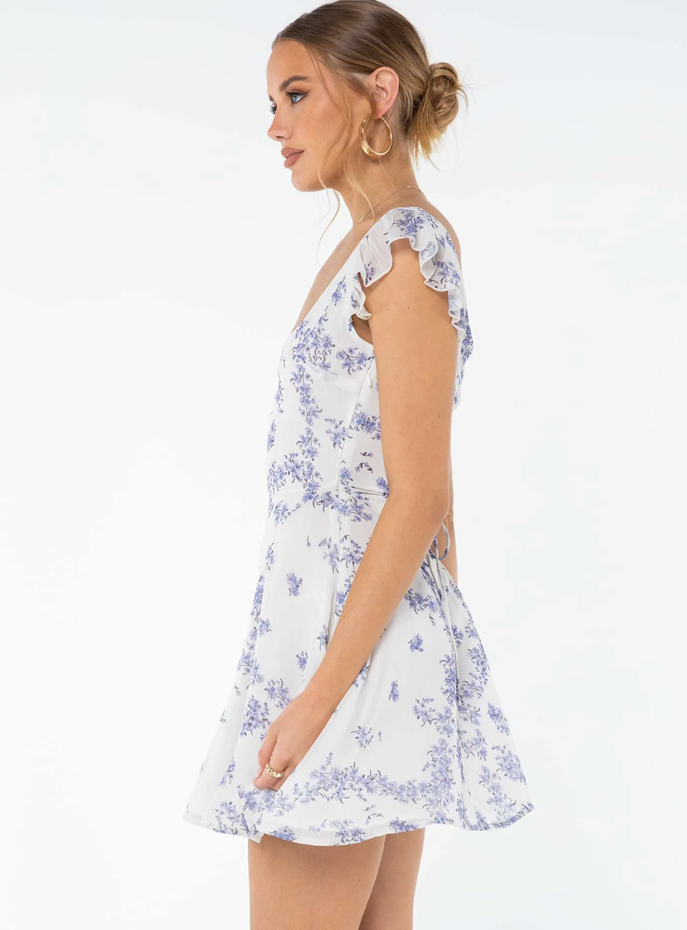 Dream Away Mini Dress Blue Multi