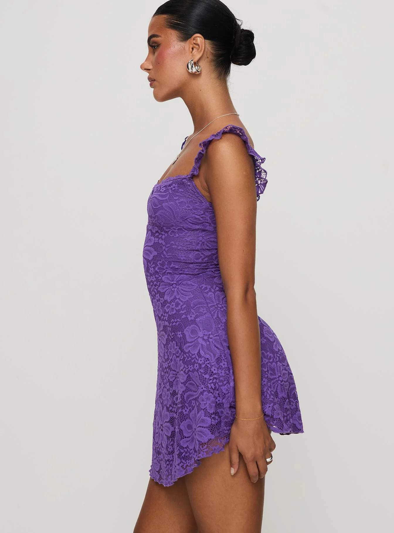 Beacall Mini Dress Purple