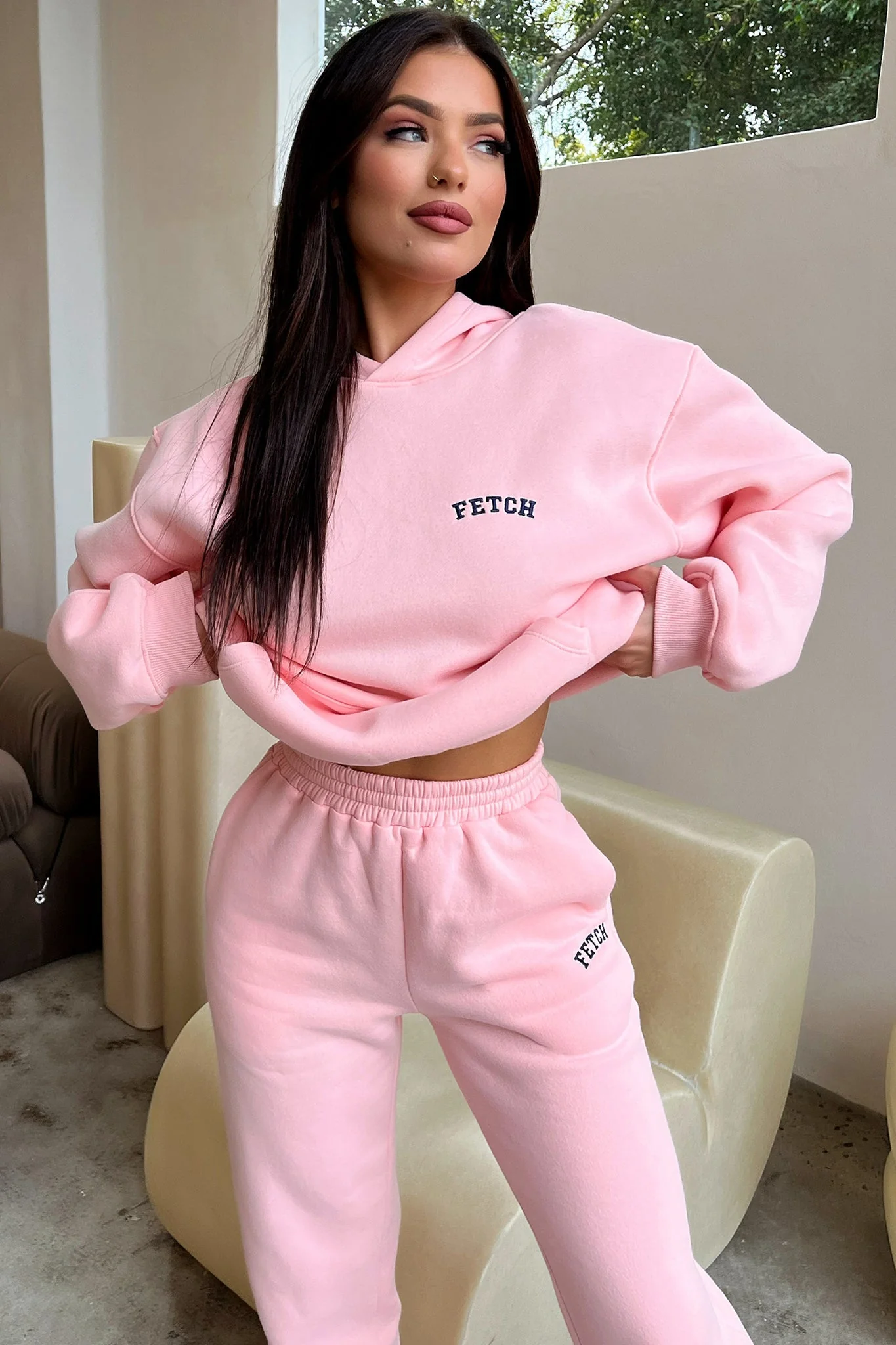 Fetch University Hoodie - Pink