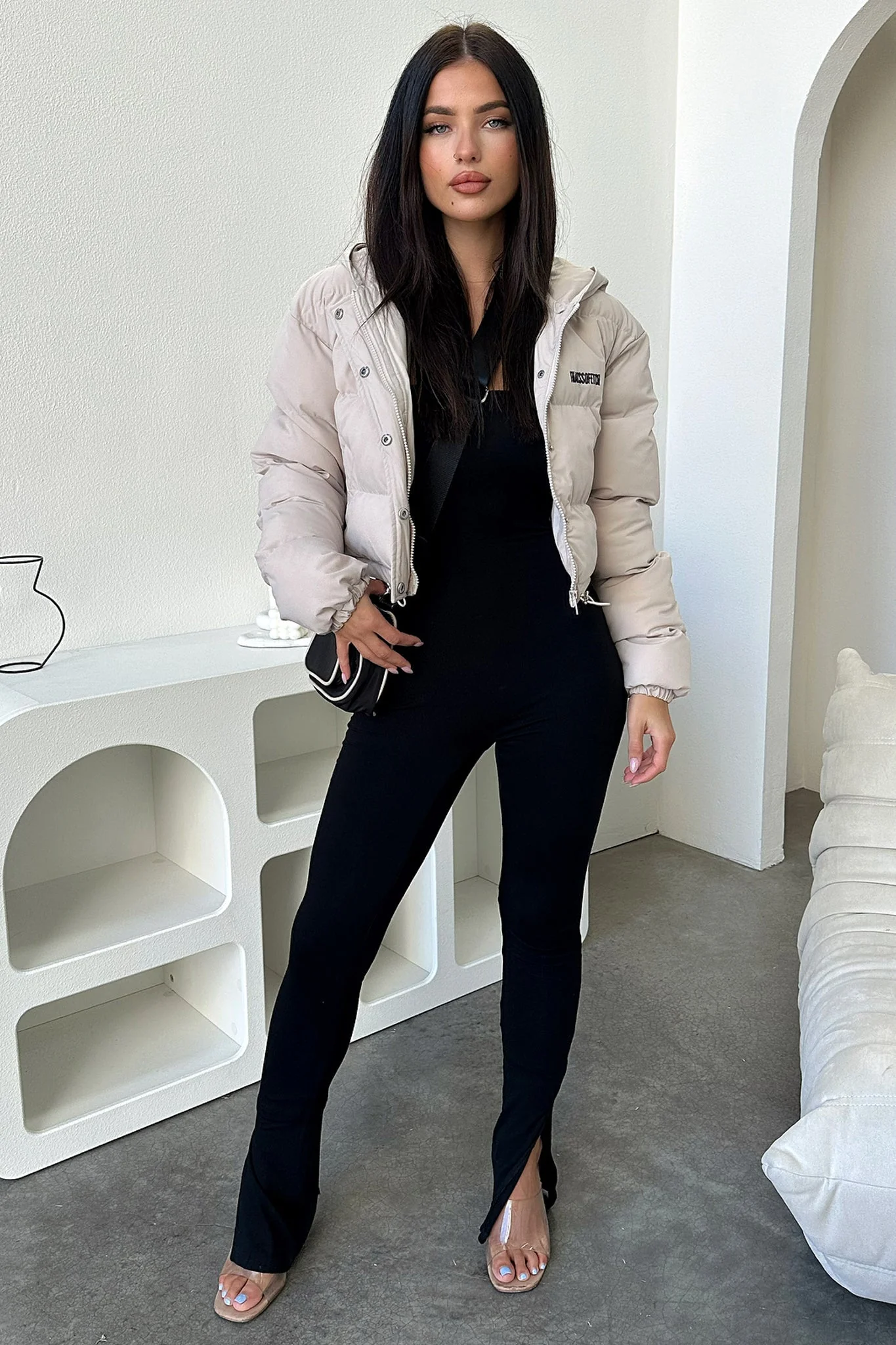 Cyrus Puffer Jacket - Bone