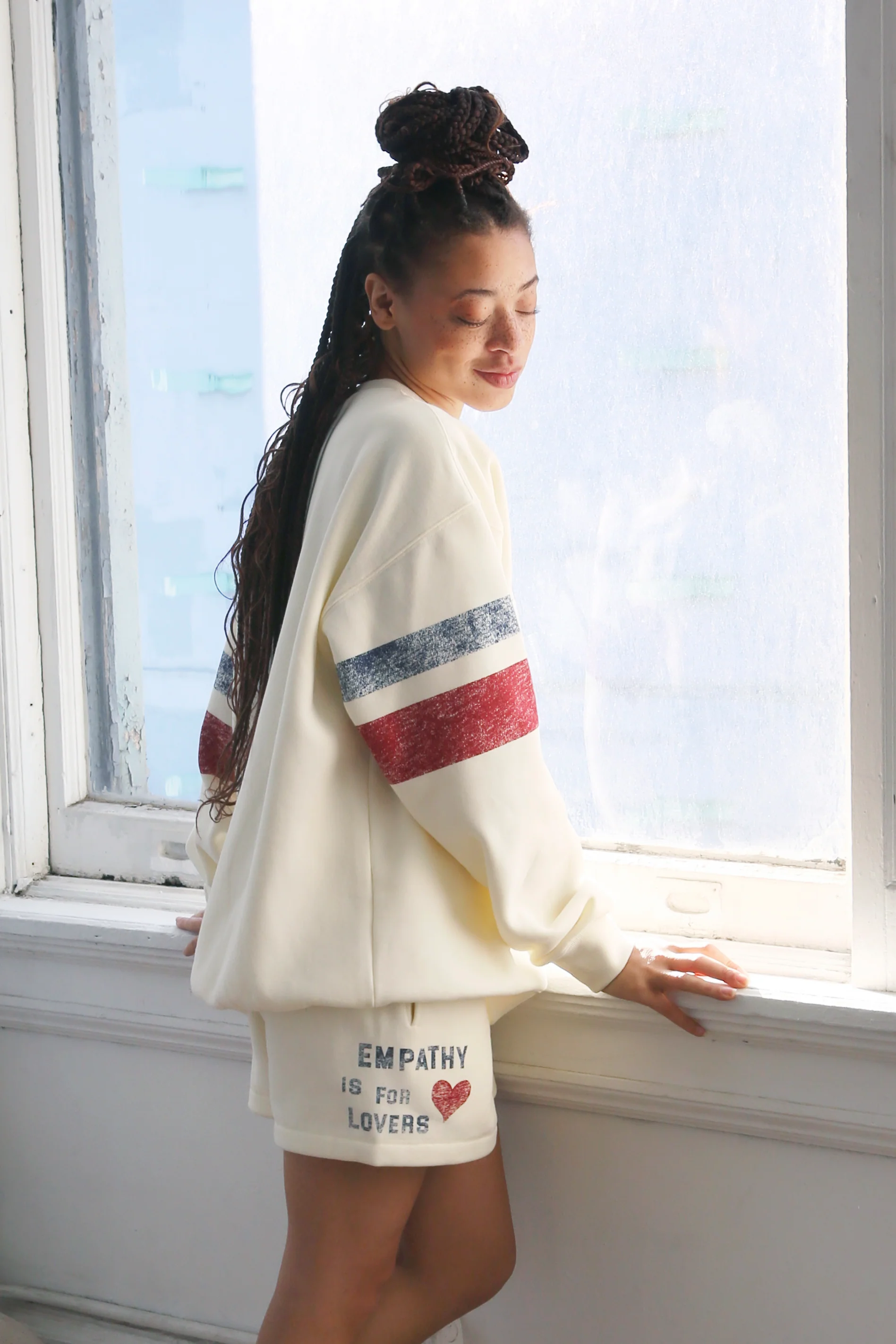 Empathy Is For Lovers Pearl Sweatshorts