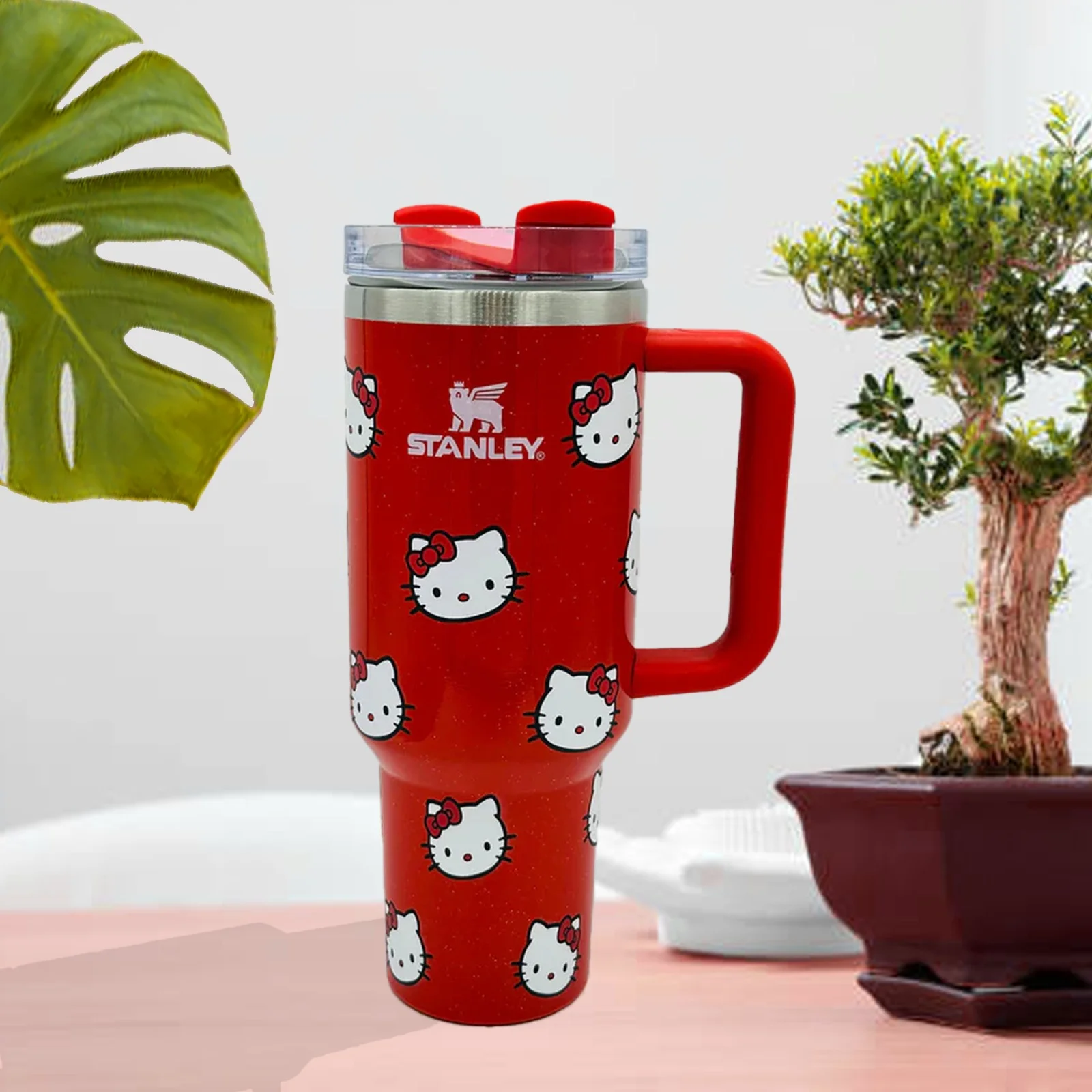 Stanley 30 oz Stainless Steel H2.0 Flowstate Quencher Tumbler - Valentine's Day