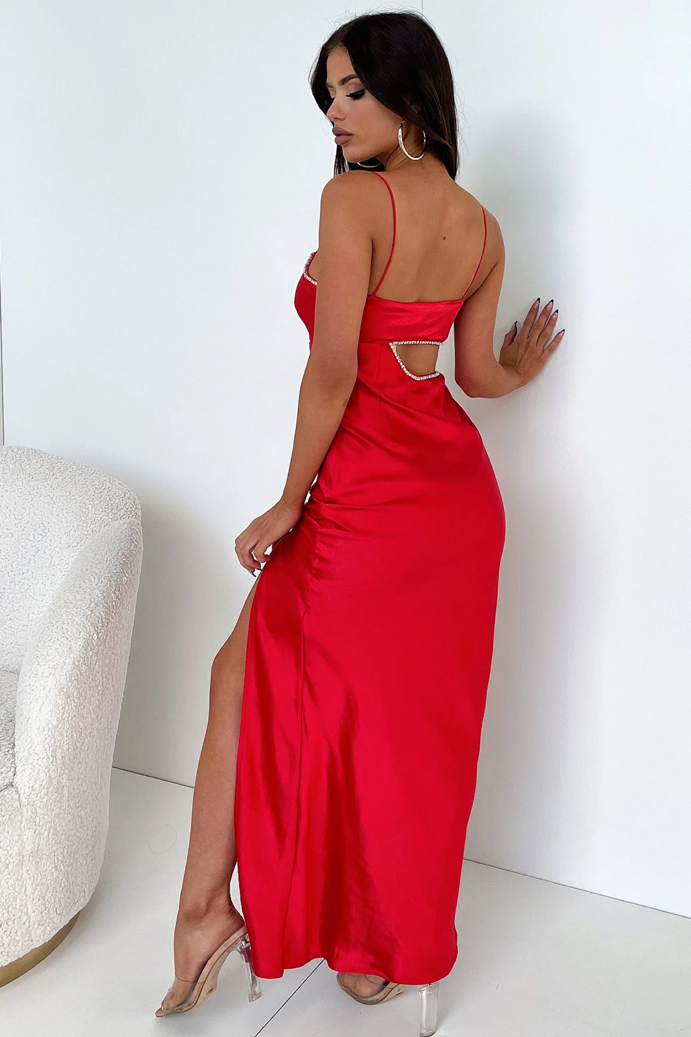 Kiara Maxi Dress - Red