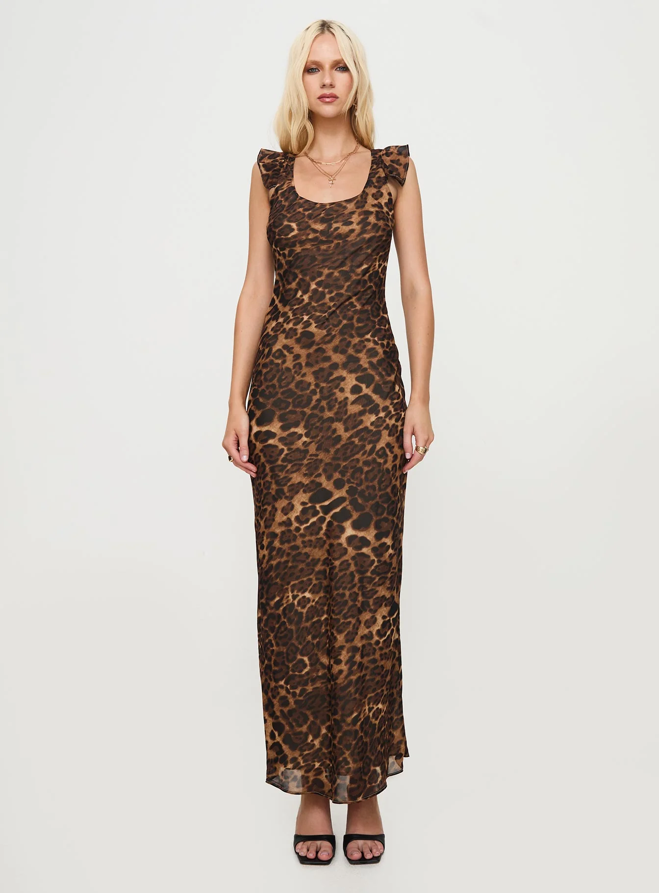 Channelle Maxi Dress Leopard