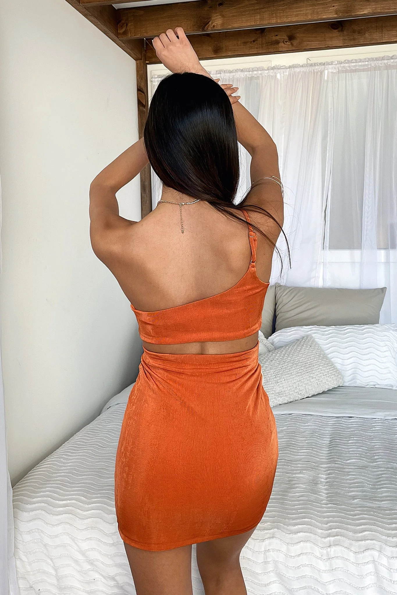 Mario Dress - Orange