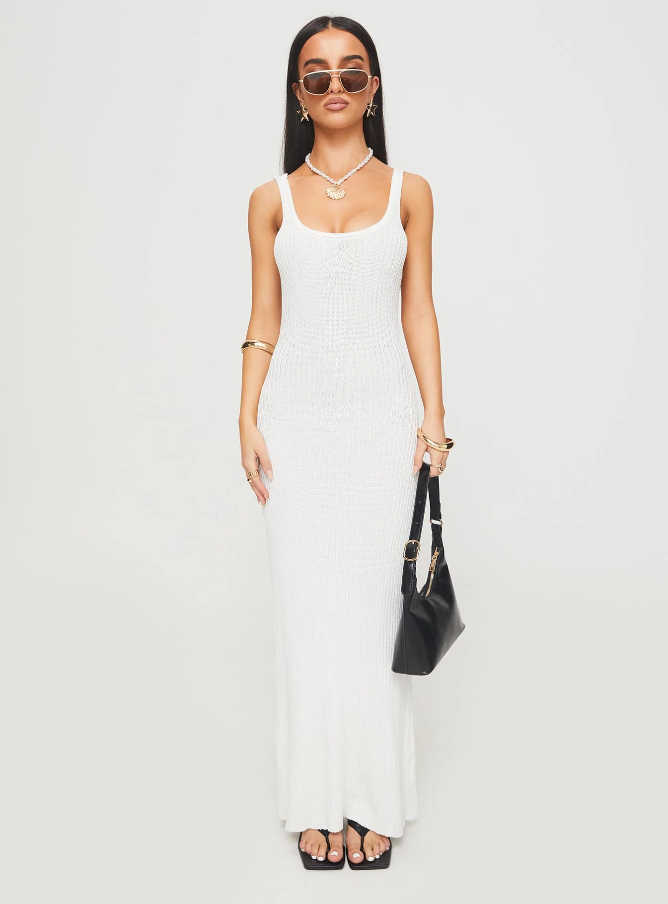 Spirited Maxi Dress White