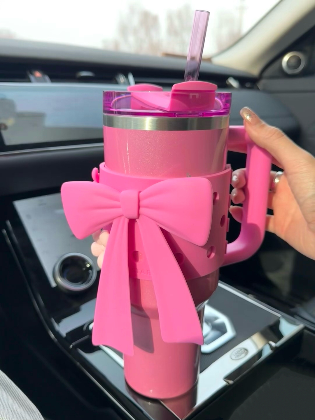 Stanley Starbucks Cherry Blossom Co-Branded Large Pink Bow Tie