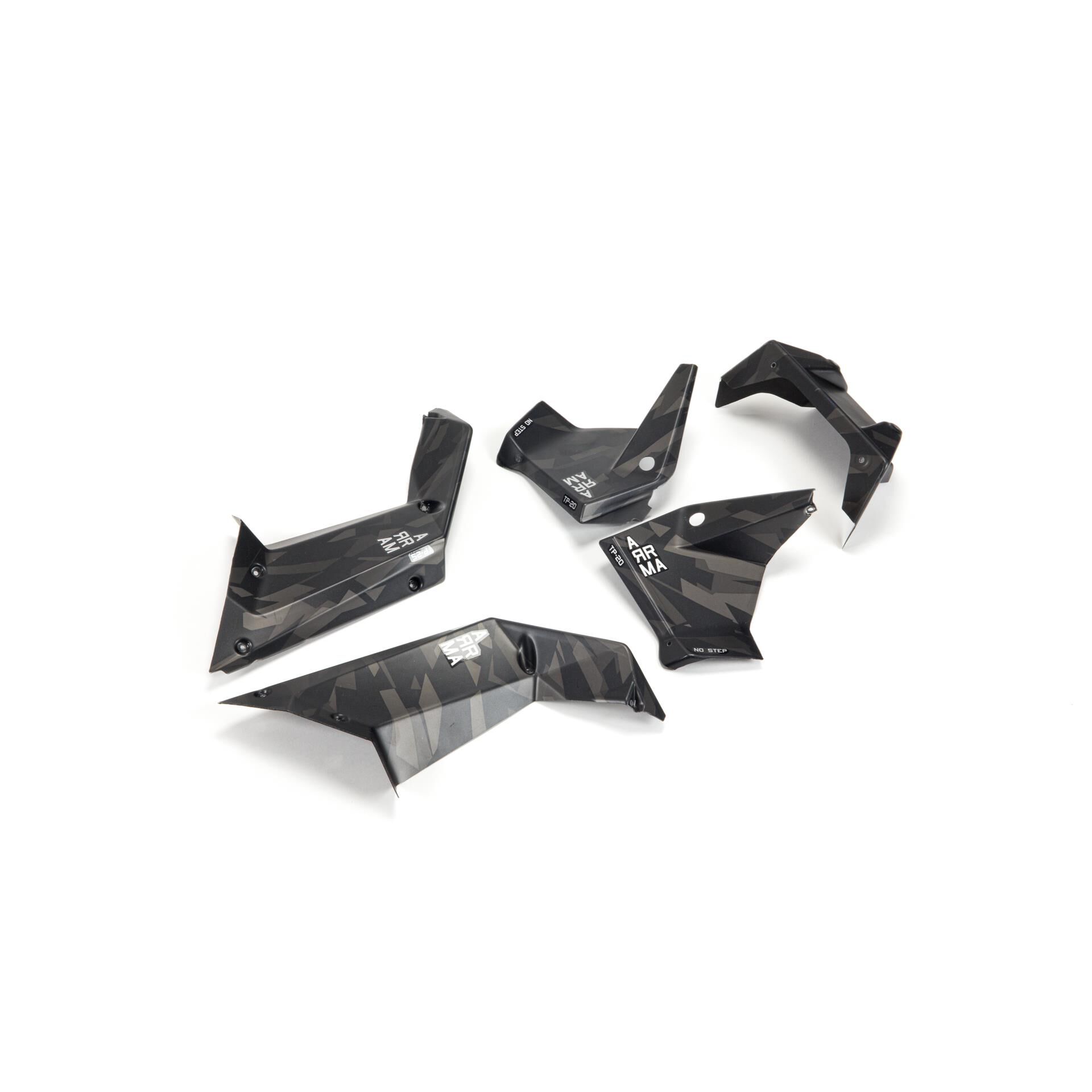 ARRMA 1/7 Guard Set Painted, Black Camo: FIRETEAM
