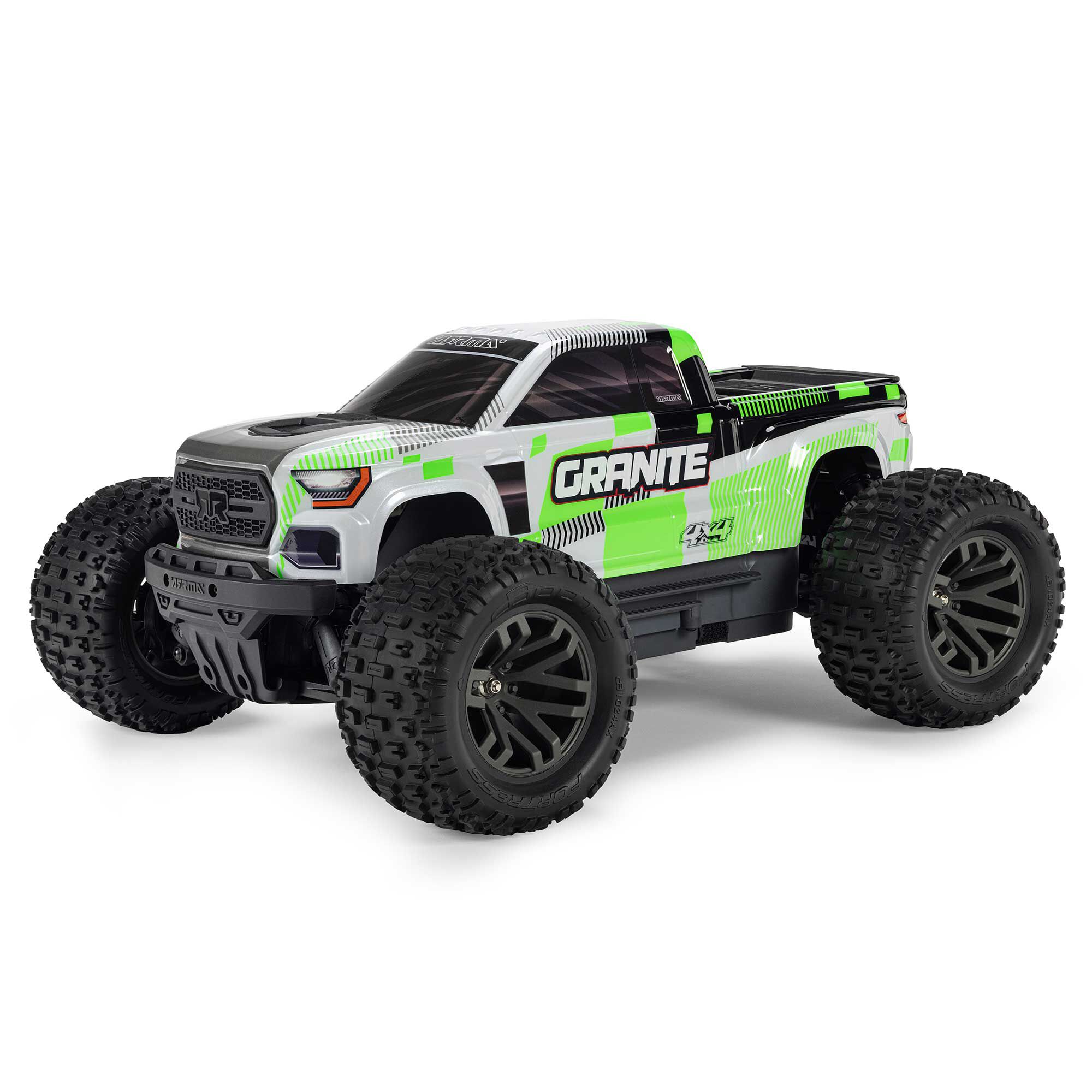 ARRMA 1/10 GRANITE MEGA 665 4X4 RTR Brushed Monster Truck, Green