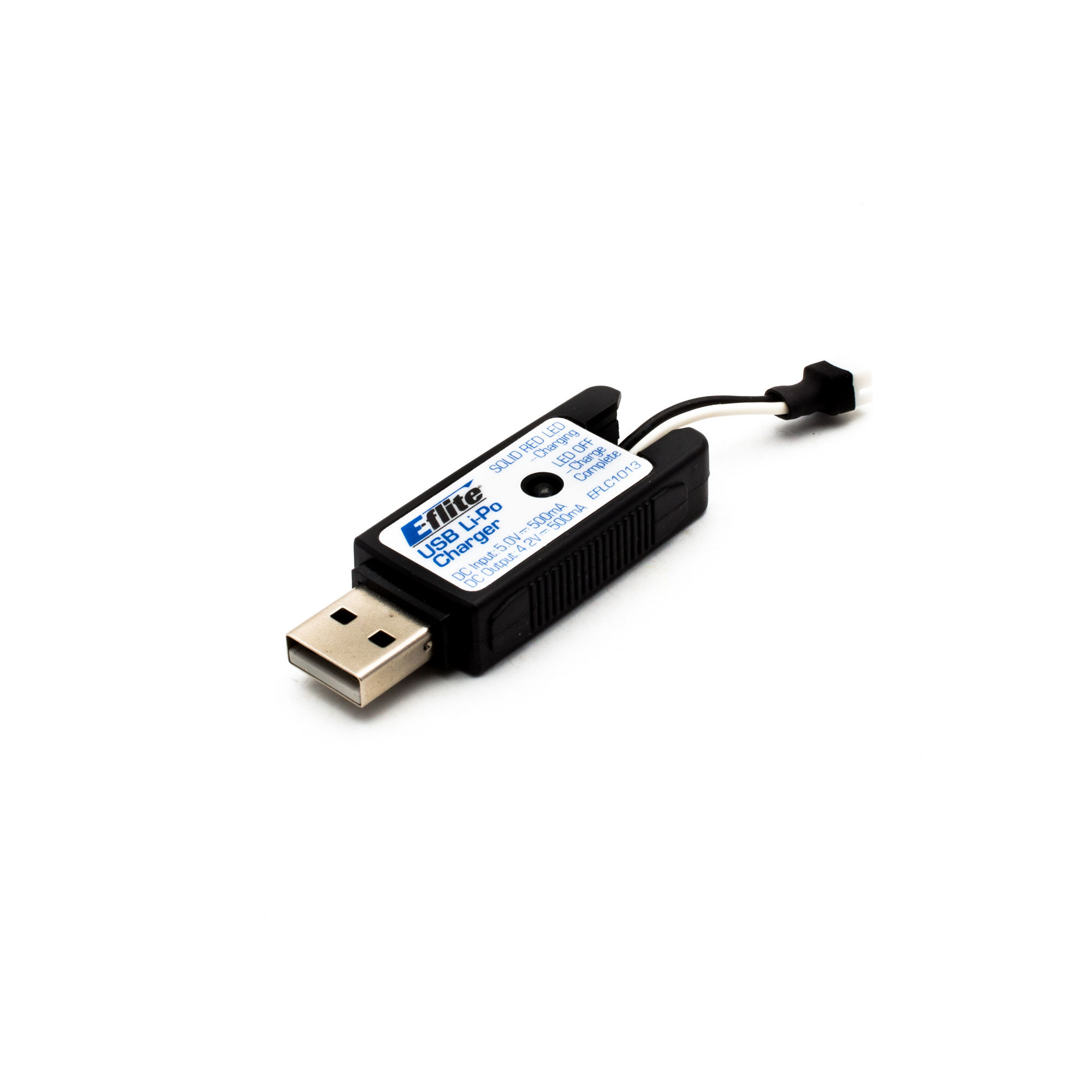 E-flite 1S USB Li-Po Charger, 500mAh High Current UMX