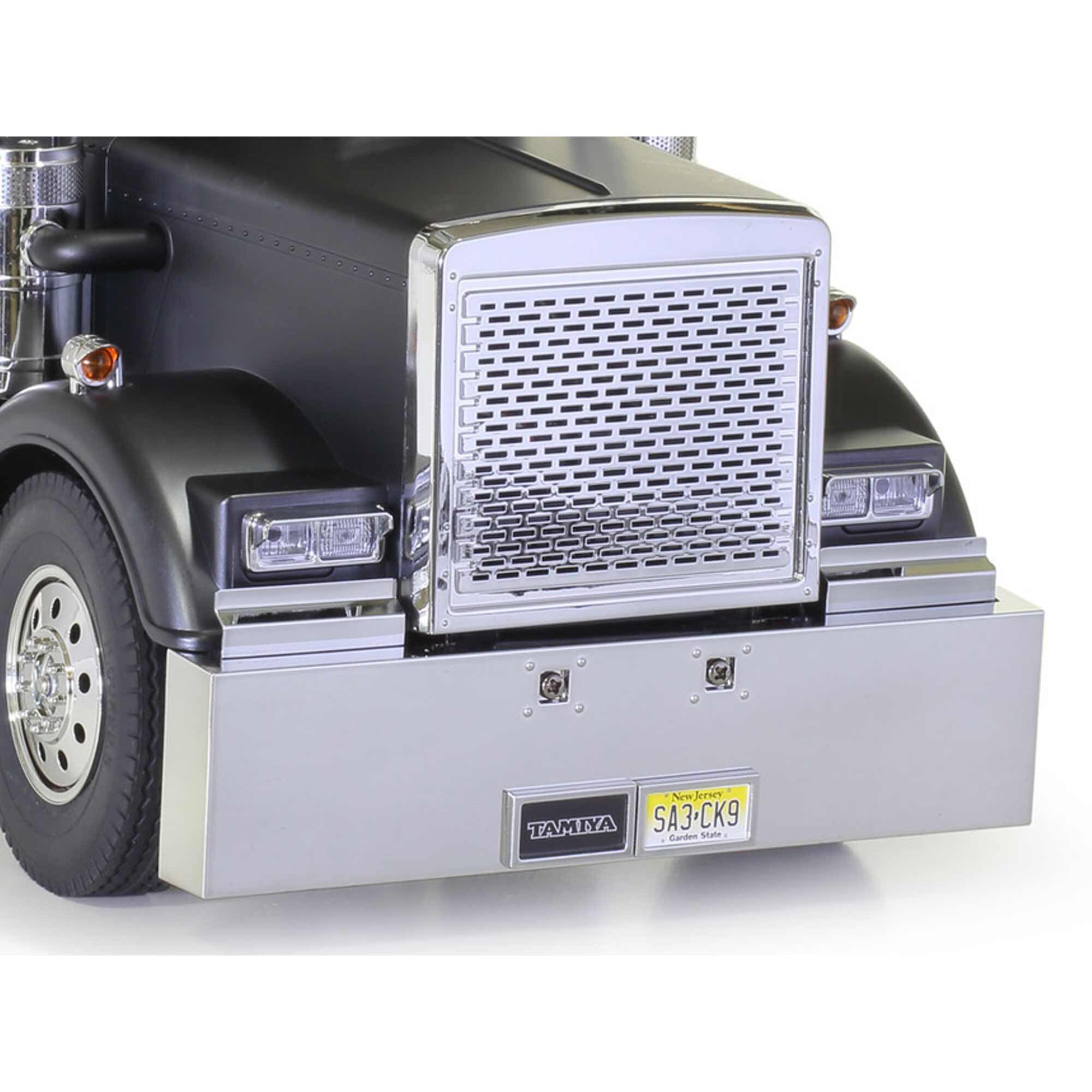 Tamiya 1/14 Grand Hauler 10X8 Semi Tractor Kit, Matte Black