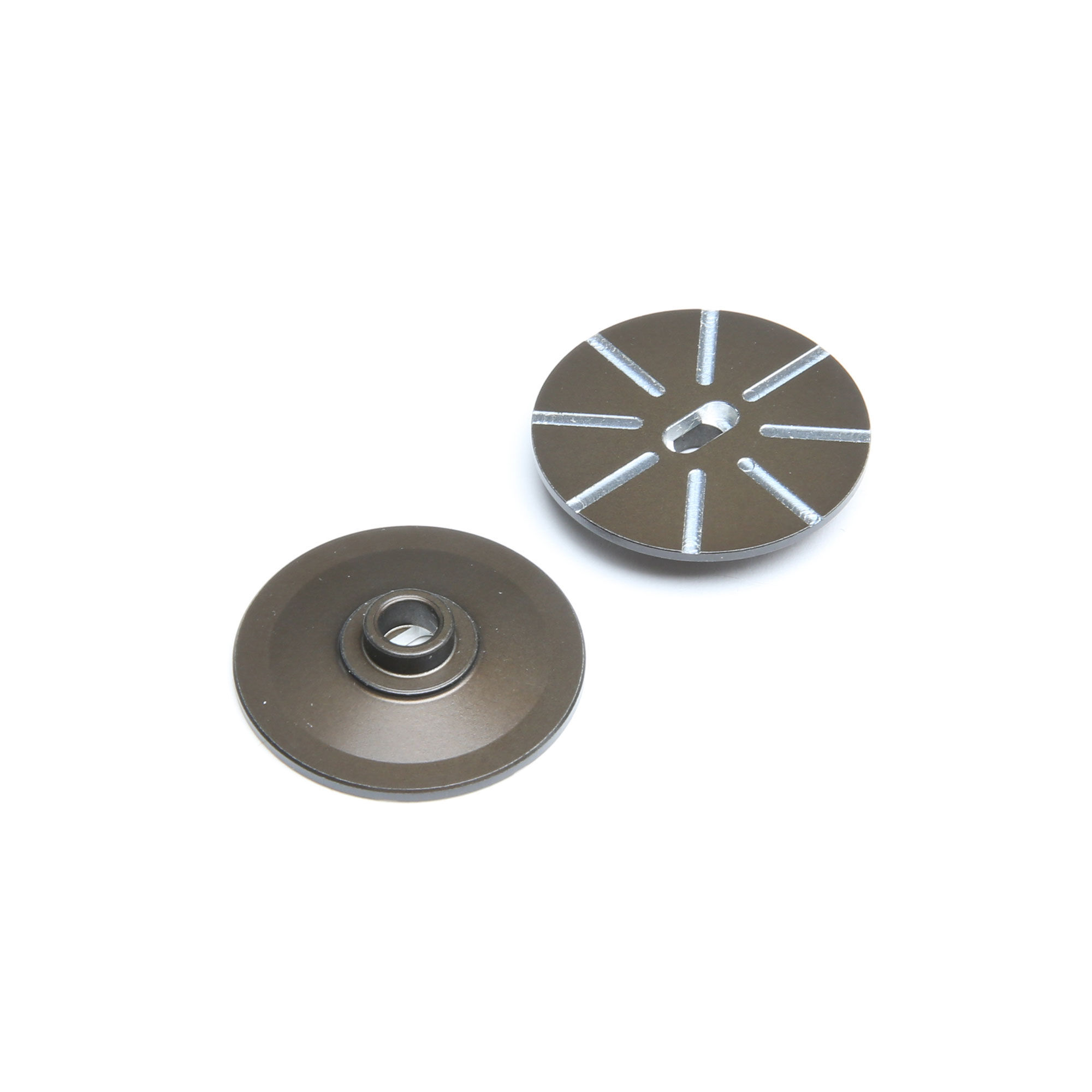 Team Losi Racing Grooved Slipper Plates, SHDS (2)