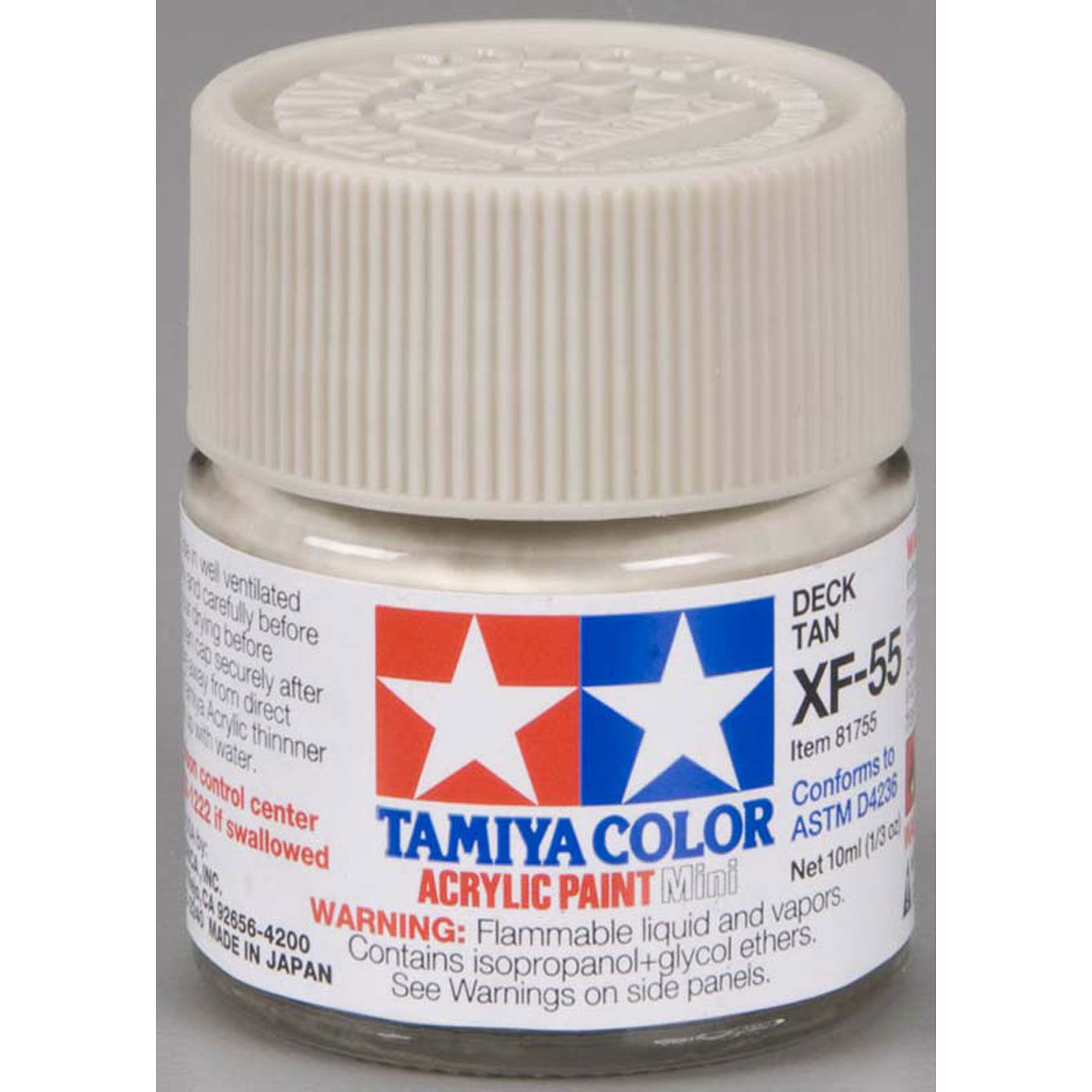 Tamiya Acrylic Mini XF55, Deck Tan