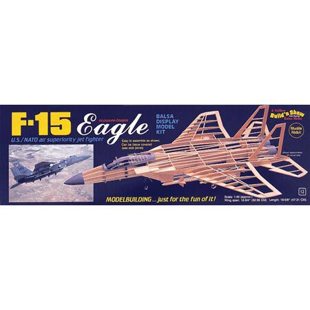 Guillow F15 Eagle Kit, 12.5"