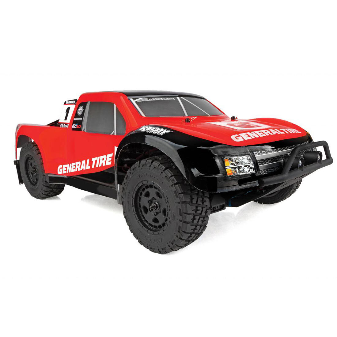 Team Associated 1/10 General Tire Pro4 SC10 RTR, 3S LiPo Combo