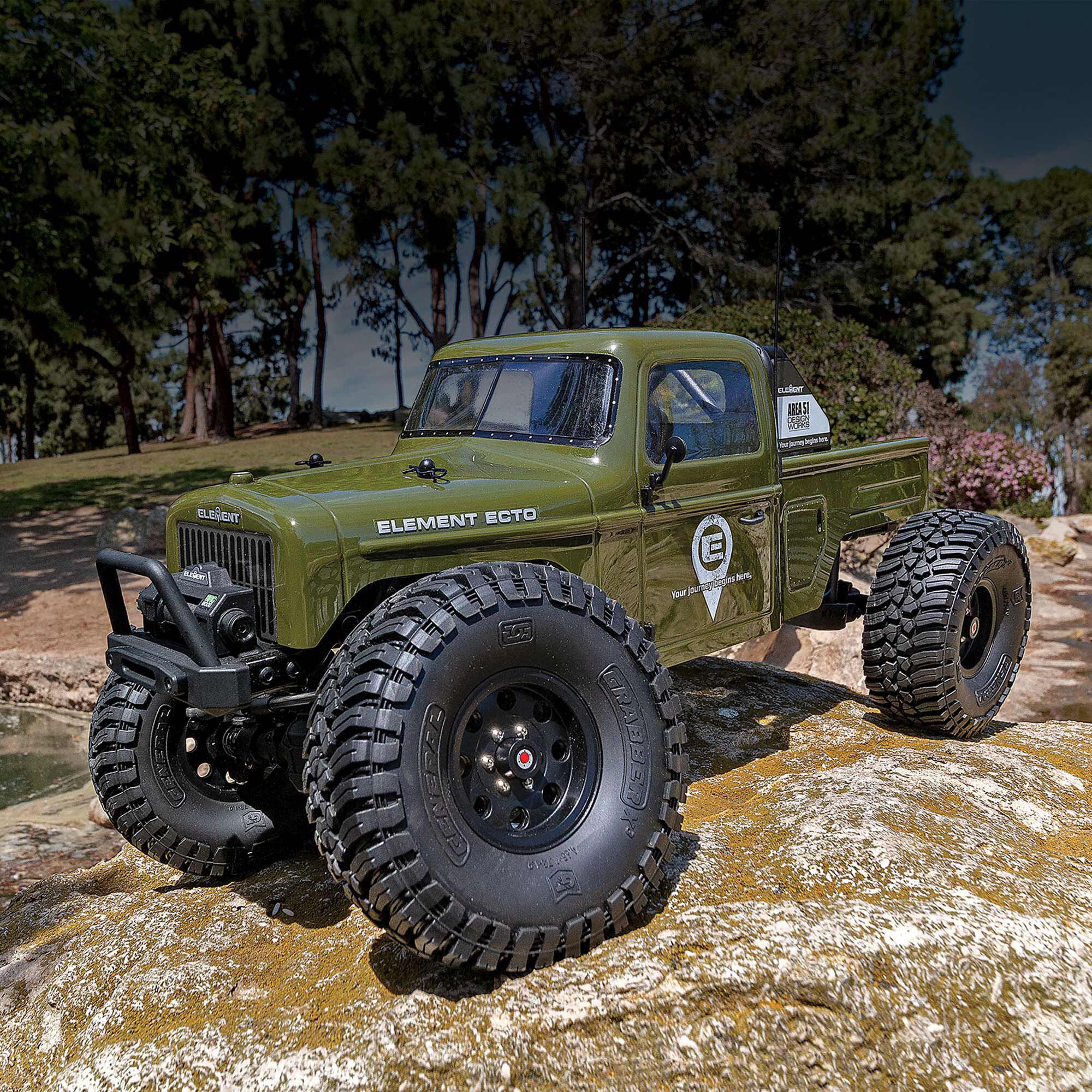 Team Associated 1/10 Enduro Ecto 4X4 Trail Truck RTR, Green