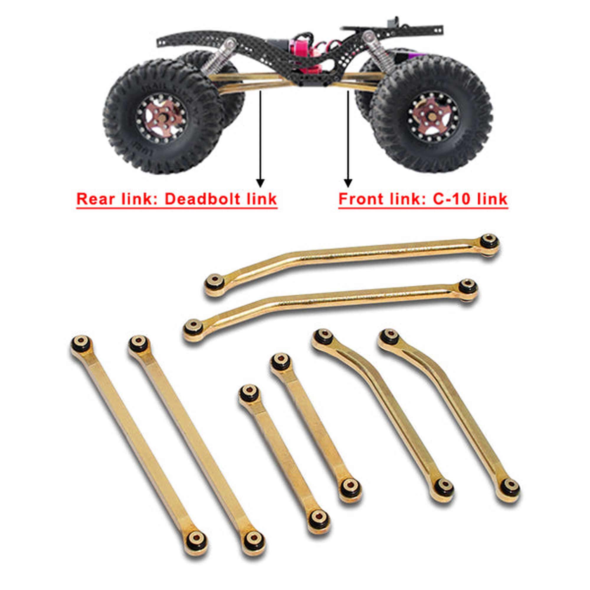 Furitek Hybrid Brass High Clearance Links Set: SCX24