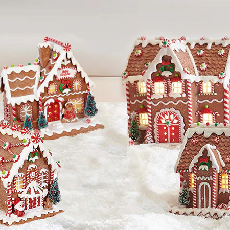 Medium Light Up Gingerbread House