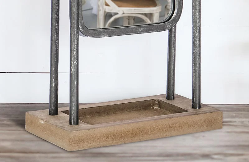 Rectangle Tabletop Mirror with Tray