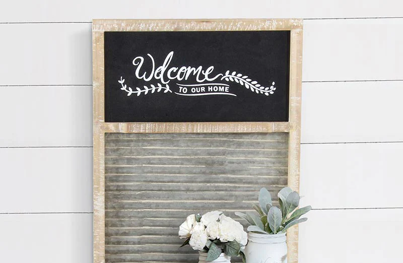 Welcome To Our Home Wall Organizer