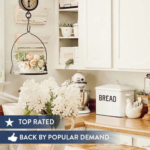 Metal Countertop Bread Bin
