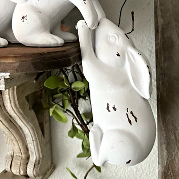 Playful Friends Bunny Decor Statues