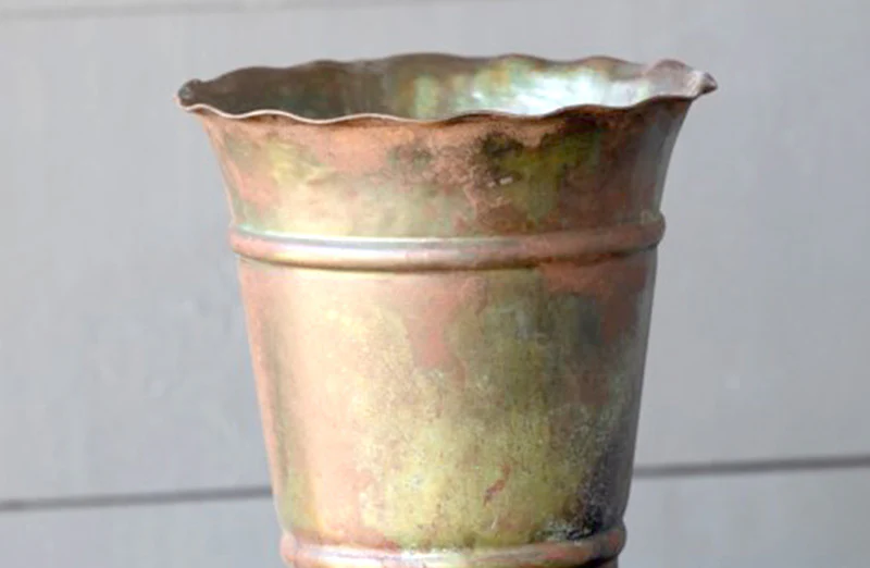 Patina Tulip Urn Set of 2