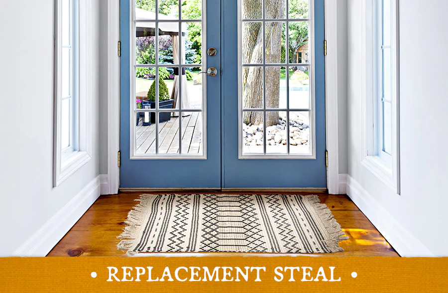 Tribal Inspired Woven Rug with Fringe