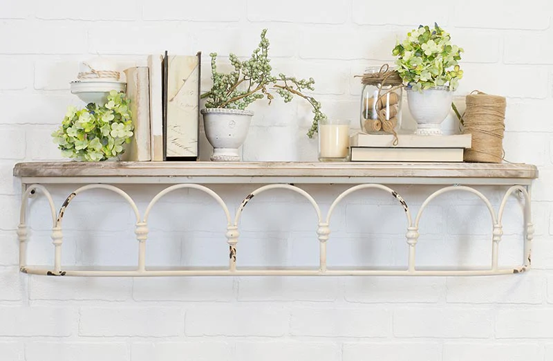 *HUGE* Delicate Metal Detailed Shelf