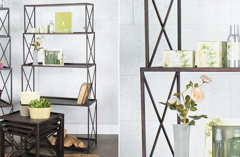 Stackable Nesting Table Shelves  Set of 4