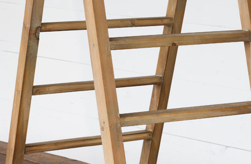Wooden Tabletop Display Ladder