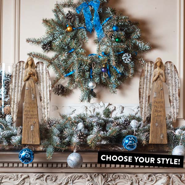 Rustic Farmhouse Holiday Angel, Pick Your Style