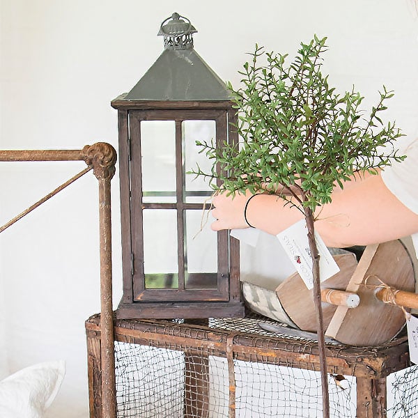 HUGE Antique Candle Lantern
