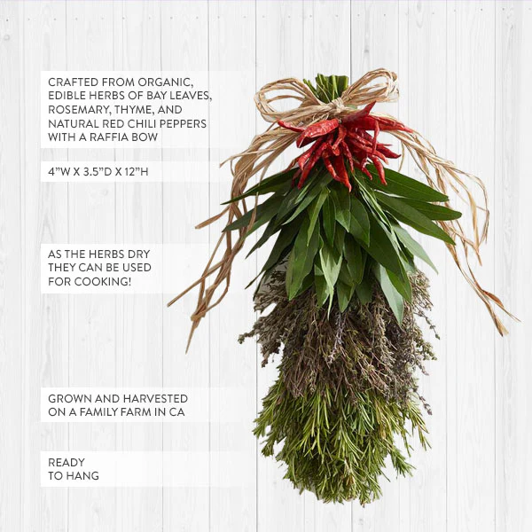 Three Herb Cooking Swag
