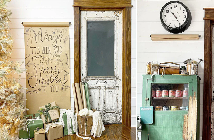 Brass Finish Hanging Note Roll, Pick Your Size