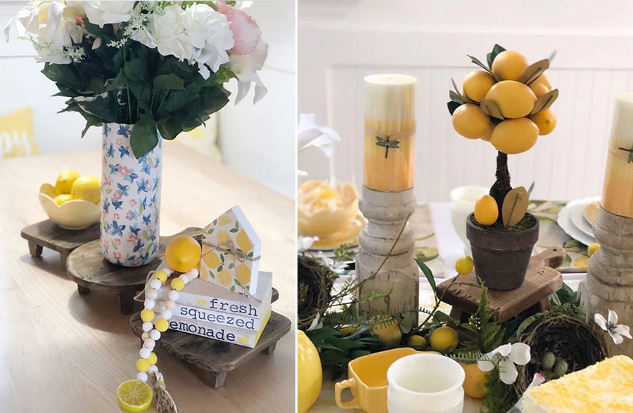 Wooden Cutting Board Pedestal, Set of 4