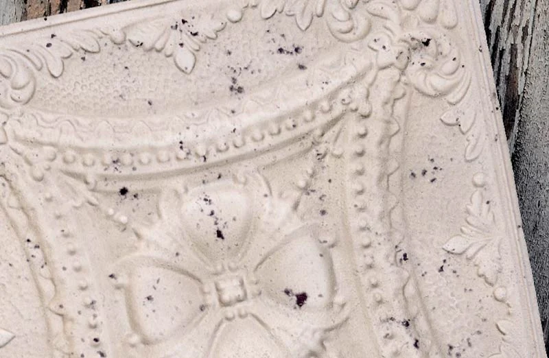 HUGE Distressed Ornate Ceiling Tile