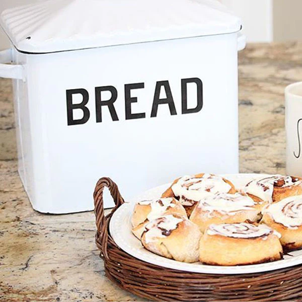 Metal Countertop Bread Bin