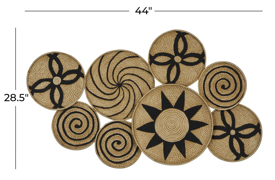 HUGE Basket Inspired Metal Wall Art