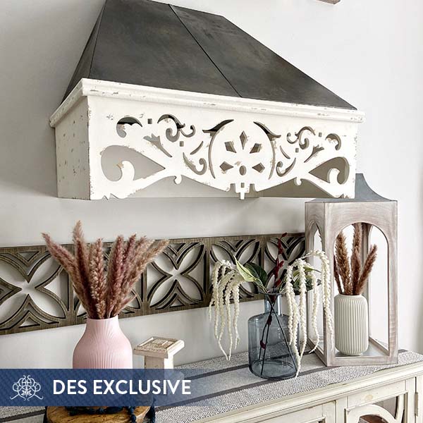 Architectural Wooden and Metal Canopy Hood