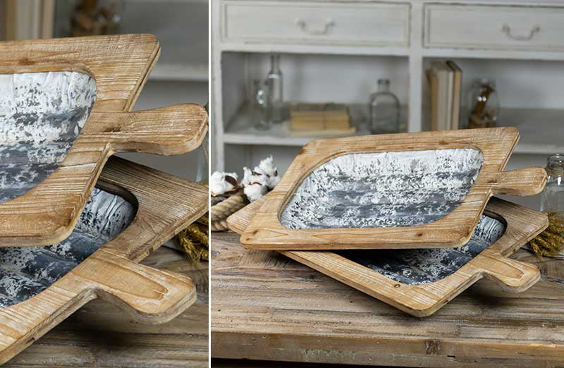 Galvanized Dough Bowls Set of 2