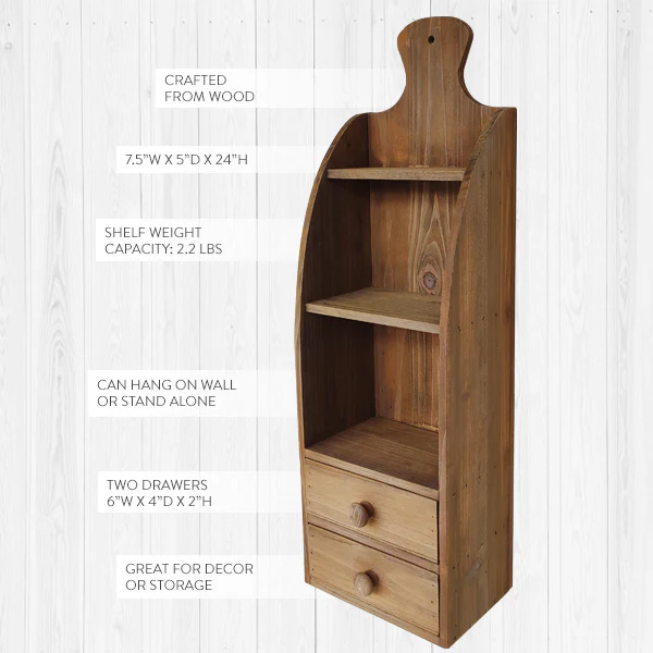 Wooden Paddleboard Storage Cabinet