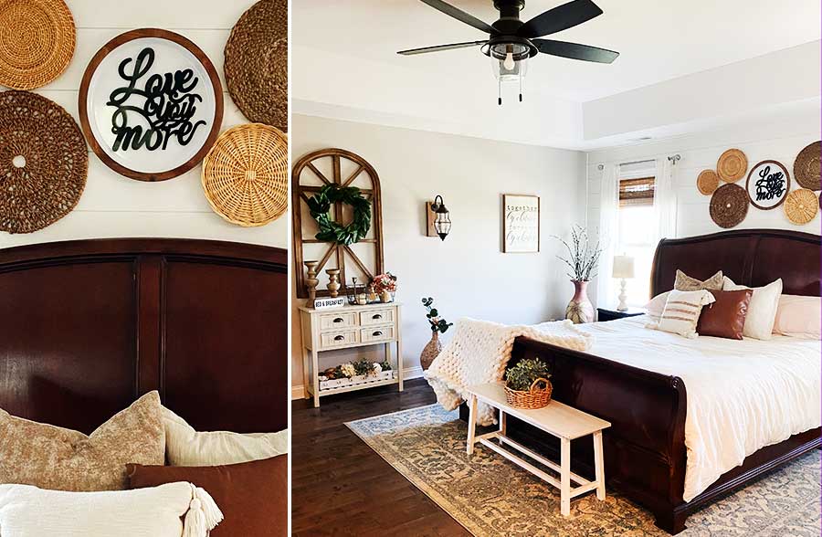 Round Wooden Framed Script Sign, Pick Your Style