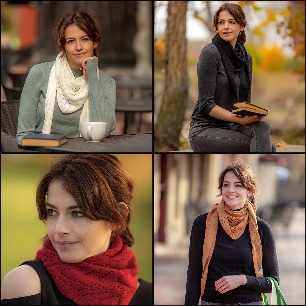 Knitted Scarf Set