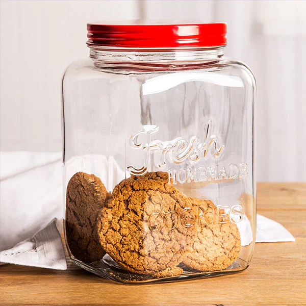 Embossed Cookie Jar